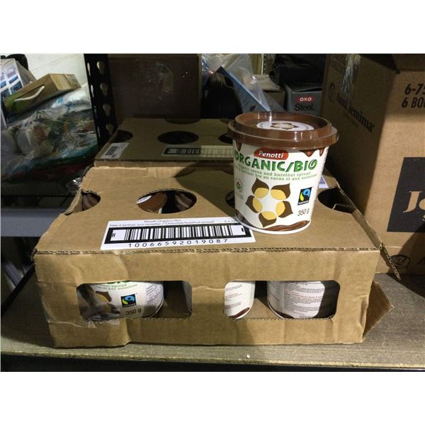 Case of Penotti Organic Cocoa and Hazelnut Spread (6 x 350g)Â 