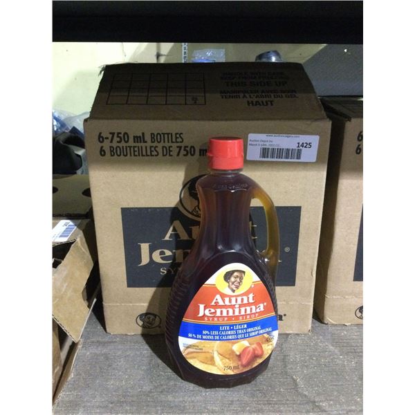 Case of Aunt Jemima Syrup (6 x 750mL)Â 