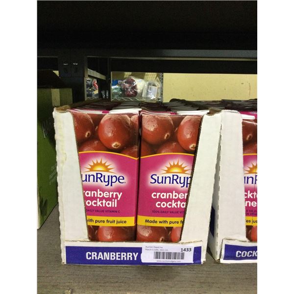 Case of SunRype Cranberry Cocktail (12 x 1L)Â 