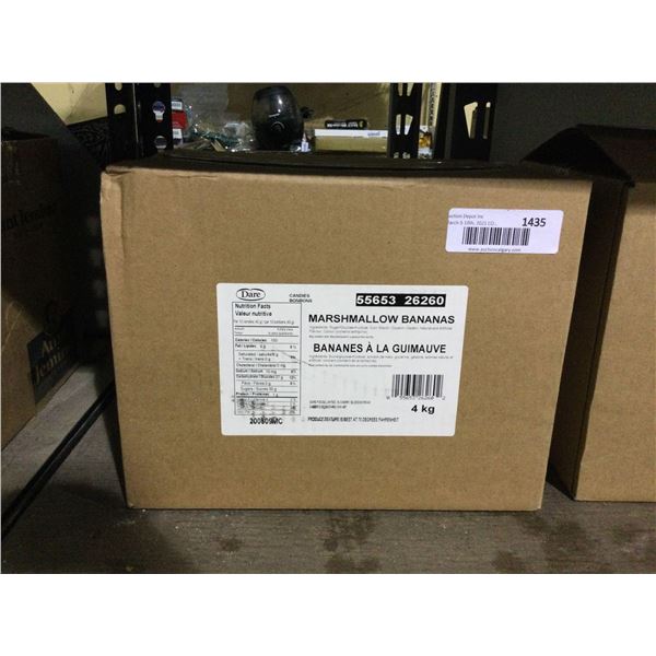 Case of Dare Marshmallow Bananas (4kg)Â 