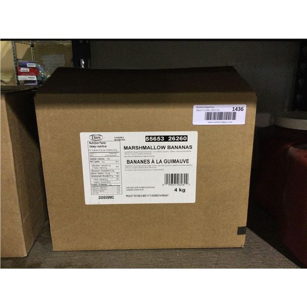 Case of Dare Marshmallow Bananas (4kg)