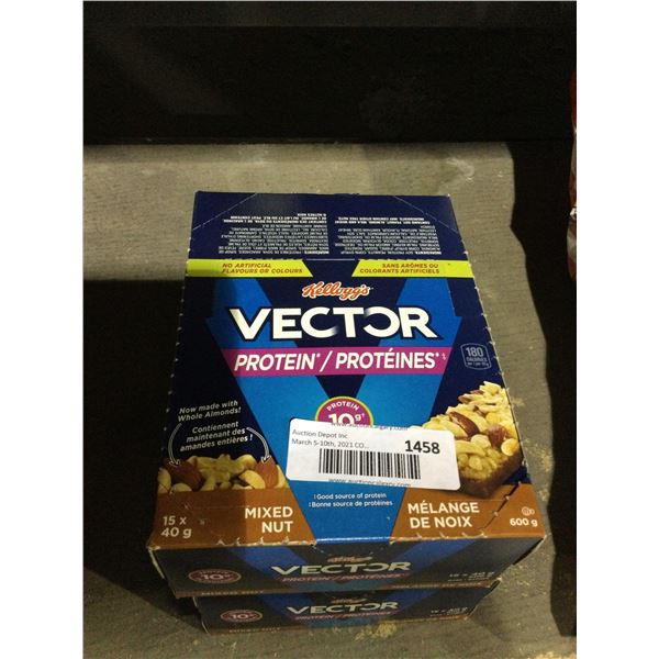 Kellogs Vector Mixed Nut Protein Bars (600g) Lot of 2