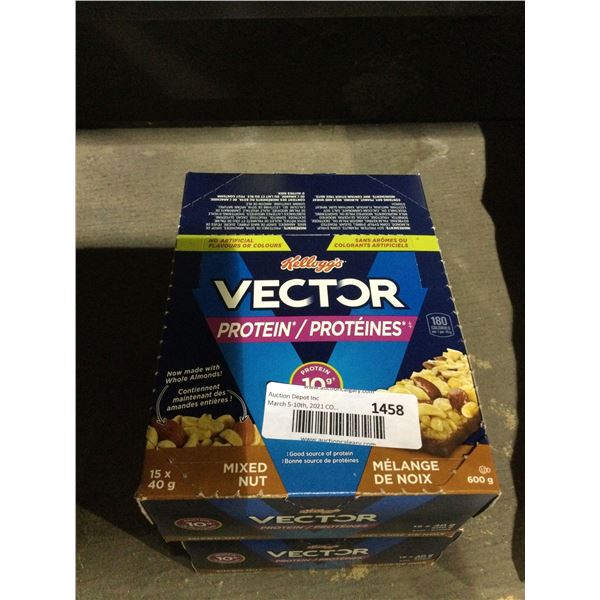 Kellogs Vector Mixed Nut Protein Bars (600g) Lot of 2