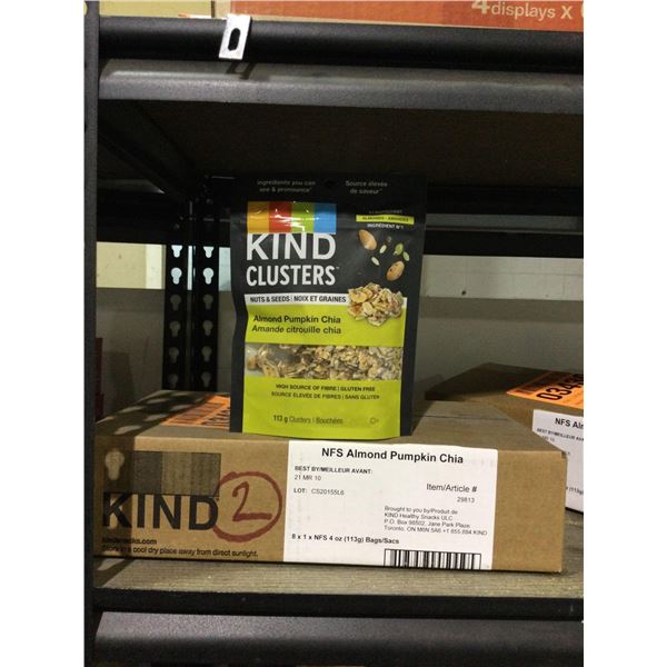Case of Kind Almond Pumpkin Chia Clusters (8 x 113g)Â Â 