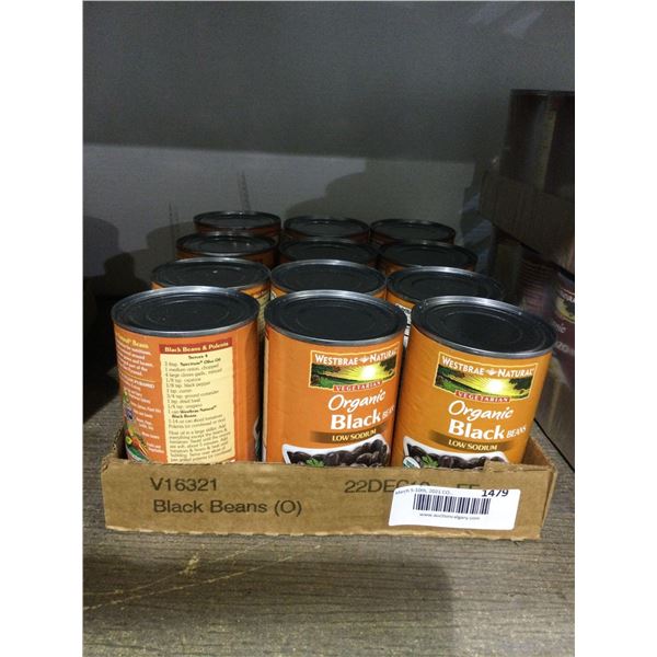 Case of Westbrae Organic Black Beans (12 x 425g)