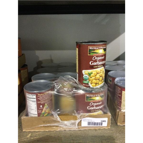 Case of Westbrae Organic Garbanzo Beans (12 x 425g)