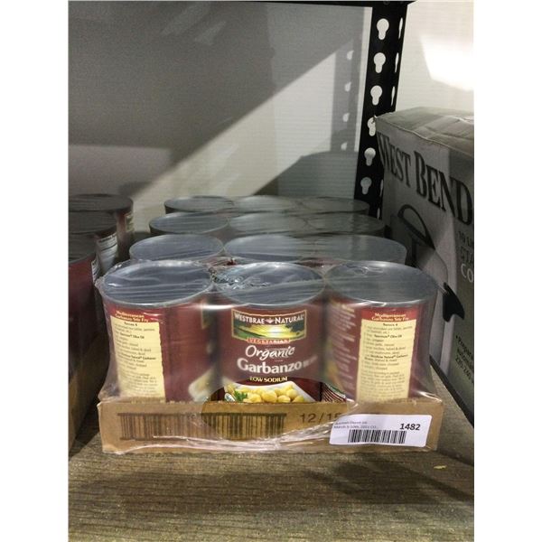 Case of Westbrae Organic Garbanzo Beans (12 x 425g)