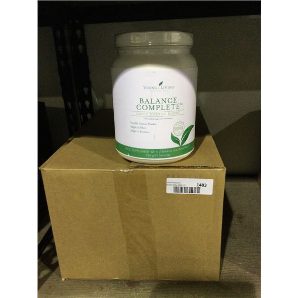 Case of Young Living Balance Complete Vanilla Food Supplement Powder (6 x 756g)