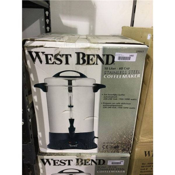 West Bend 10L Stainless Steel CoffeemakerÂ 