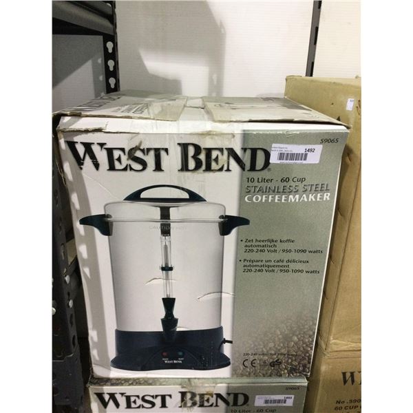 West Bend 10L Stainless Steel Coffeemaker