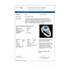 Image 4 : 1.07 ctw Fancy Intense Blue Diamond Art Deco Ring 18k White Gold - REF-200X2A