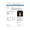 Image 4 : 1 ctw Intense Fancy Yellow Diamond Art Deco Necklace 18k Rose Gold - REF-167F6M
