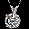 Image 2 : 2.53 ctw Certified Quality Diamond Necklace 10k White Gold - REF-658N6F