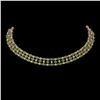 Image 1 : 56.93 ctw Tourmaline & Diamond Necklace 10K Rose Gold - REF-709W3H