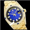 Image 1 : Rolex Men's 18K Yellow President, QuickSet, Diam Dial & Diam/Sapphire Bezel