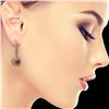 Image 3 : 5.1 ctw Certified Ruby & Diamond Victorian Earrings 14K Rose Gold - REF-172Y8X