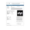 Image 4 : 1.07 ctw VS/SI Diamond Solitaire Art Deco Stud Earrings 18k White Gold - REF-200M2G