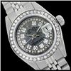 Image 1 : Rolex Men's Stainless Steel, QuickSet, Diamond Dial & Diamond Bezel