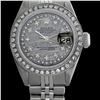 Image 3 : Rolex Men's Stainless Steel, QuickSet, Diamond Dial & Diamond Bezel