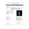 Image 4 : 0.50 ctw Certified Intense Yellow Diamond Necklace 10k White Gold - REF-57A8N