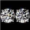 Image 1 : 5 ctw Certified Quality Diamond Stud Earrings 10k White Gold - REF-1212A8N