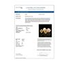 Image 4 : 0.65 ctw Intense Fancy Yellow Diamond Art Deco Earrings 18k Rose Gold - REF-61M4G