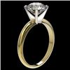 Image 3 : 2.50 ctw Certified Quality Diamond Engagment Ring 10k Yellow Gold - REF-606H4R