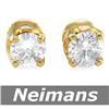 Image 1 : USGL Certified 9.00 ct Ruby & Diamond Stud Earrings 14k
