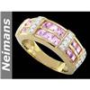 Image 1 : Men's 7.25 ct Ruby & Diamond Gents Ring 14kt Gold CERT