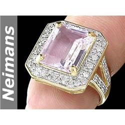 USGL Certified .50 ct Blue Topaz Ring Solid 14kt Gold