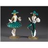 Image 1 : BAROVIER AND TOSO ITALIAN GLASS PAIR FIGURINES