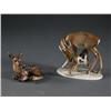 Image 1 : TWO ROSENTHAL DEER PORCELAIN FIGURINES