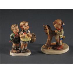 HUMMEL ''TO MARKET'' & PRAYING BOY FIGURINES