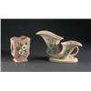 Image 1 : TWO PINK HULL POTTERY VASES