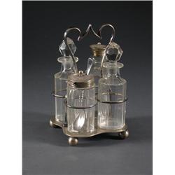 CRUET SET EPNS SILVER PLATE