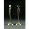 Image 1 : STERLING SILVER CANDLE HOLDERS MISSION STYLE