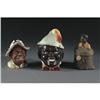 Image 1 : THREE BLACK FACE PORCELAIN HUMIDORS/TOBACCO JARS