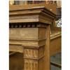 Image 2 : CIRCA 1910 AMERICAN TIGER OAK FIREPLACE MANTLE
