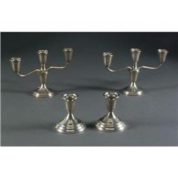 TOWLE STERLING SILVER CANDLE HOLDERS