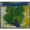 Image 1 : OIL EUGENE PIZZUTO ABSTRACT FLUFFY GREEN SPOT