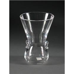 DAVID HILL STEUBEN ART GLASS VASE
