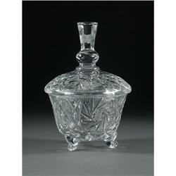 KUSAK CUT CRYSTAL CANDY BOWL
