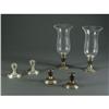 Image 1 : STERLING SILVER HURRICANE AND CANDLE HOLDERS