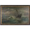 Image 1 : OIL PETER LUND SHIP STORMY SEA LAKE SUPERIOR