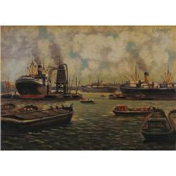 OIL K. OLIEMULLER VIEW MAASHAVEN ROTTERDAM