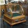 Image 1 : JW WINCHESTER DOMED GLASS OAK DISPLAY CASE