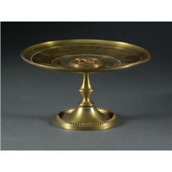 BRASS NEO-CLASSICAL TAZZA COMPOTE