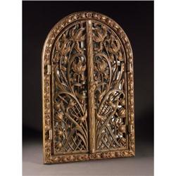MIRROR WITH POSS ITALIAN METAL WORK DOOR FRAME