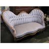 Image 1 : VICTORIAN 19TH CENTURY CARVED WALNUT SETTEE