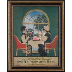 PRINT MAXFIELD PARRISH SWIFTS HAM AD